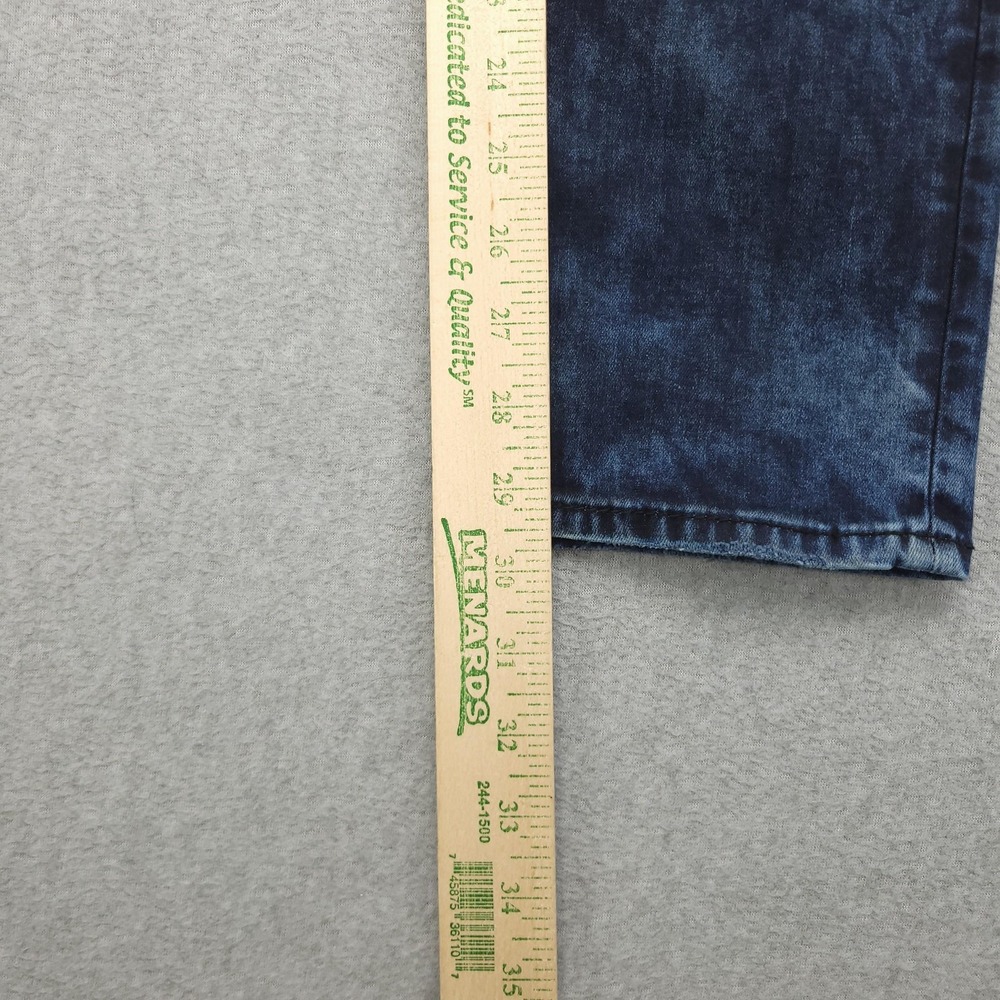 Silver Jeans Tuesday Mid Skinny Jeans Womens‎ 31x31 Dark Wash Distressed Denim - Picture 13 of 14